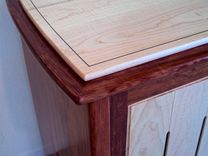Contemporary Dresser In Bubinga & Curly Maple 3 small