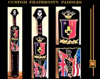Custom, Fraternity Paddles, Hand Painted, Designed For You 3 small
