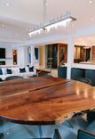 Dual Single Slab Claro Walnut Dining Table 2 small
