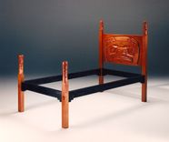 Northwest Native American Carved Beds 2 small