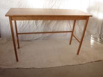 Figured Cherry Entry , Sideboard Table . 4 small
