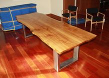Natural Live Edge  Dining Table 2 small