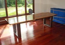 Natural Live Edge  Dining Table 4 small