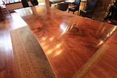 Live Edge Walnut Table With Stainless O Base 3 small