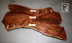 "Gunstock"  Walnut Crotch Slab Coffee Tables 4 small