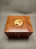 Custom Jewelry Box With Art Deco Wood Inlay 3 small