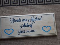 Wedding Sign, Engament Sign, Anniversary Sign 2 small