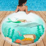 Summer Beach Towel Vacation Pool Beach Blanket Mermaid Dolphin Ocean Sea Treasure 1 small