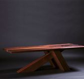 Cantilevered Walnut Coffee Table 1 small