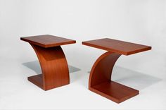 Curved Stem Bedside Tables 1 small