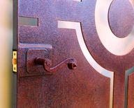 Iron Courtyard Gate; Artistic Metal Pedestrian Entry Gate; Wrought Iron & Steel Walk Gates 3 small