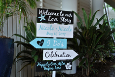 Nautical Welcome Wedding Sign, Welcome To Our Love Story Signage 1 small