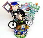 Motorcycle Cake Topper, Biker Cake Topper, Dirt Bike Caricature Cake Topper 2 small