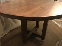 Black Walnut Round Dining Table 3 small