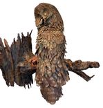 Bronze Sculpture, Great Grey Owl 2 small