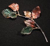 Hand Hammered Leaves 5 small