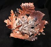 Hand Hammered Leaves 1 small