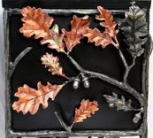 Hand Hammered Leaves 4 small