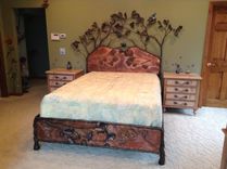 Bed With Oak Tree And Blue Birds 1 small