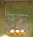 Candle Chandelier, Art Nouveua 2 small