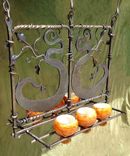 Candle Chandelier, Art Nouveua 3 small