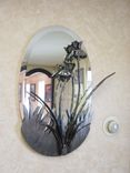 Large Metal Iris Mirror 1 small