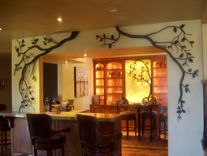 Steel Vine Wall Decoration 1 small