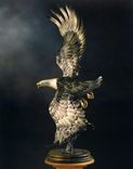 Metal Sculpture - Eagle For Us Thunderbirds 4 small