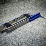 Integrity Implements Af1 Kaiju Gen3 Mk1 Handmade Knife, 5160 Steel, American Tanto 1 small