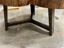 Round Siberian Elm Coffee Table 4 small