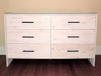 Wood Tiled Dresser/Nightstand 1 small