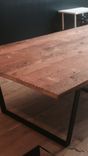 Reclaimed Wood Tables W/Steel Bases 2 small