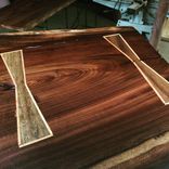 Black Walnut Live Edge End Table / Night Stand 3 small