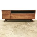 Custom Black Walnut Credenza With Waterfall Edge 1 small