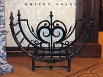 Home Decor: Fireplace Screen, Fireplace Tools Set, Wood Rack. 3 small