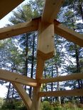 Timber Frame Garden Arbor 3 small