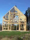 30' X 40' Timber Frame Barn W/ 6' X 12' Clerestory 2 small