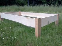 Live Edge Hard Maple And Black Cherry Bed Frame 2 small