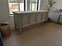 Custom Cabinet Up To 8 Ft Long, Handmade In Texas Any Color Available. Buffet Cabinet Shelf 2 small