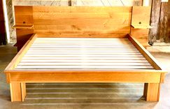 Modern Platform Bed With Shelves 1 small