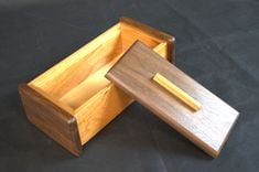 Handmade Wood Jewelry Box 5 small