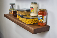 Pantry Shelves, Wood Pantry Shelf, Floating Pantry Shelf, Kitchen Pantry Shelf, Pantry Storage Shelf 2 small
