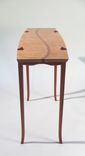 The Arch Hall Table, Quilted Maple And Sapele 4 small
