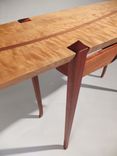 The Arch Hall Table, Quilted Maple And Sapele 6 small
