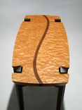 Quilted Maple And Walnut Entry Table 2 small