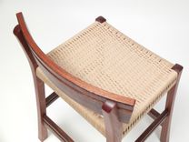 Walnut & Mahogany Danish Cord Bar Stool 5 small