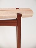 Sapele And Quilted Maple Hall Table 7 small