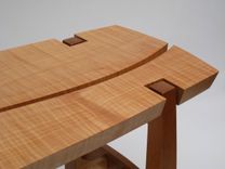 Curly Maple And Cherry Bench 4 small