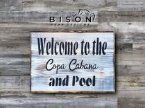 11x15in. Personalized Wood Name Sign. Outdoor Routed Wood Signs. Custom Ranch Signs. 1 small