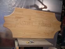 Wooden Sign For Store Front With Logo - Www.Taste-Texas.Com 6 small